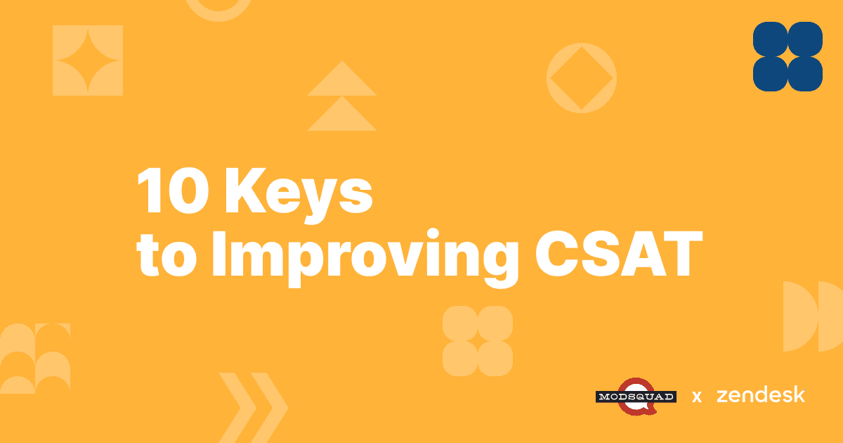 Zendesk customer satisfaction improvement strategies