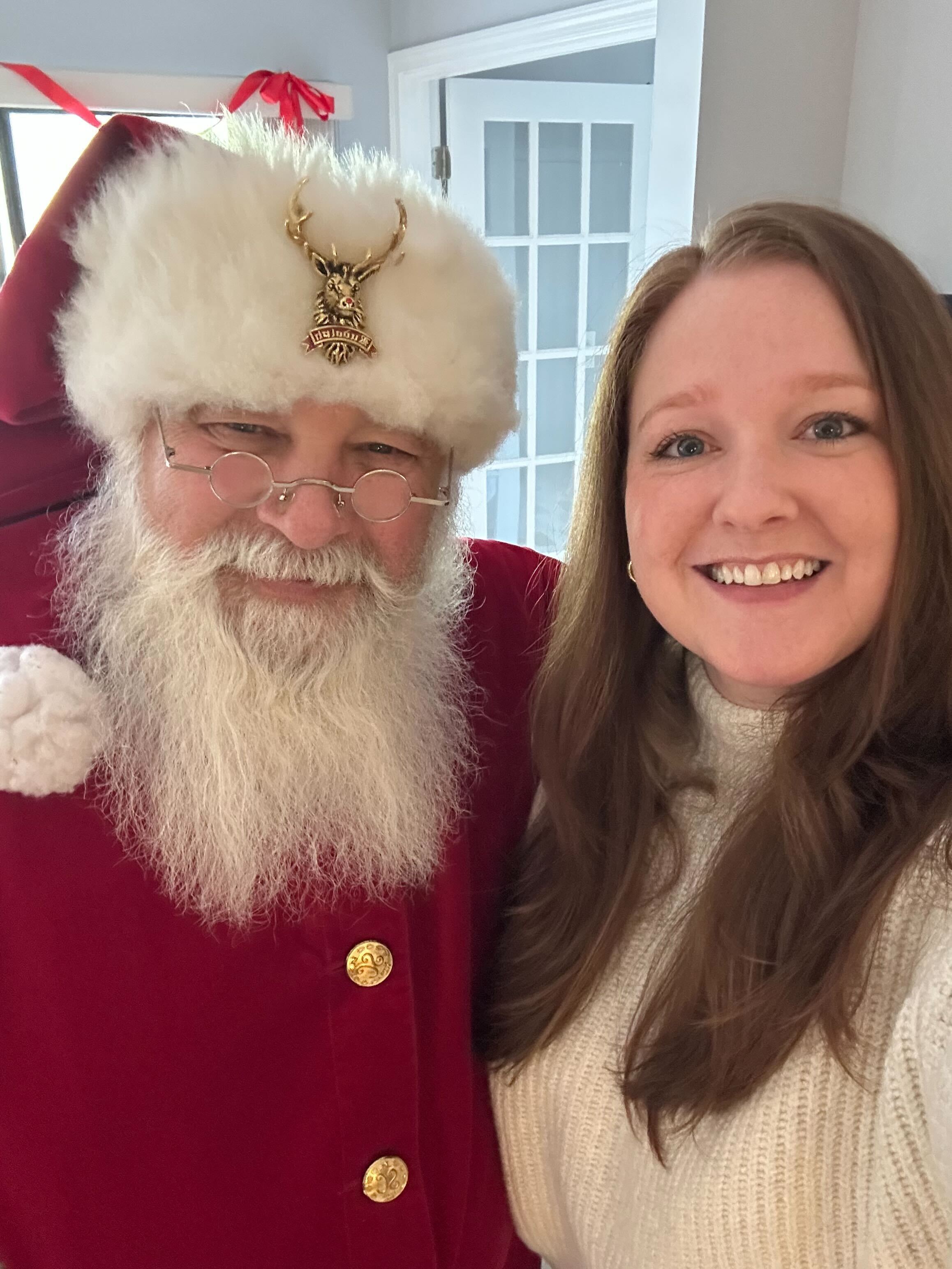 Stephanie and Santa