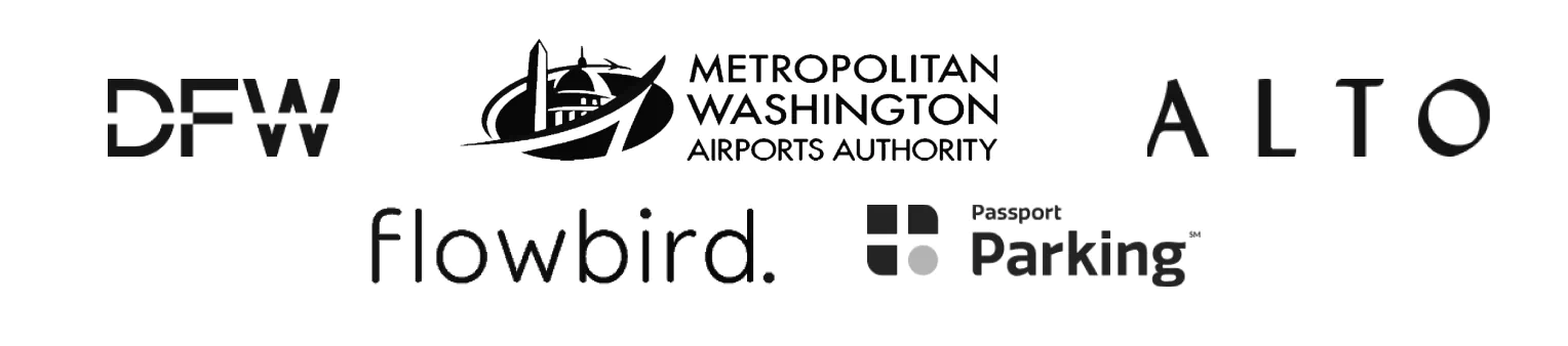 Flowbird, Passport Parking, Phoenix Airport, DFW International Airport, and Alto